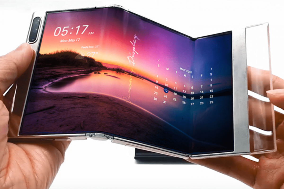 Smartphone Layar Gulung